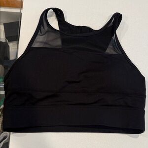 Zyia Black Mesh Sports Bra